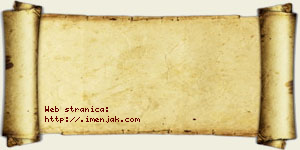 Jakov Gočanin vizit kartica